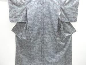 草花模様織り出し西陣お召し着物